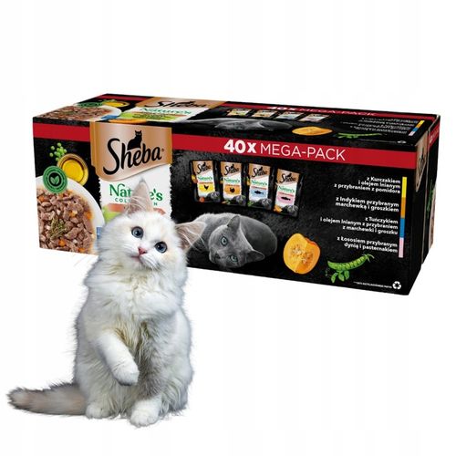 SHEBA Nature's Collection Drobiowe Smaki karma dla kota w galaretce 40x85g na Arena.pl