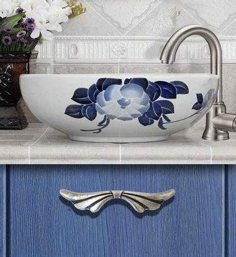 UCHWYT MEBLOWY PAPILLON 15208Z12800.25 Rozstaw w mm - 128, Kolor pokrycia - Stare srebro na Arena.pl