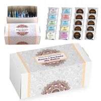 ZESTAW KAW I HERBAT PREMIUM 20 SZTUK MIX PREZENT UPOMINEK NA DZIEŃ BABCI