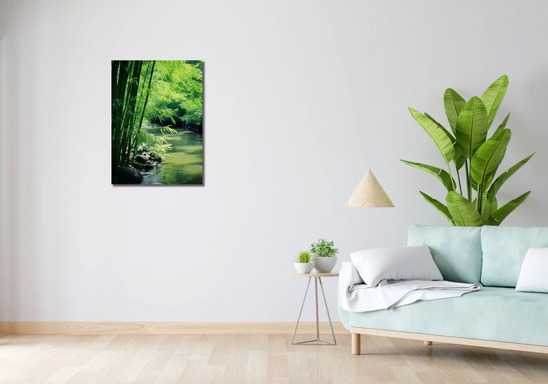 Obraz 50x70cm Spokój Bambusów zdjęcie 2