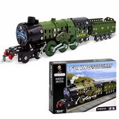 LATAJĄCY SZKOT LOKOMOTYWA MODEL DO SKŁADANIA DIY MAŁY KONSTRUKTOR 340 el