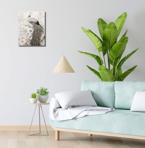 Obraz 30x40cm Pawia Gracja zdjęcie 2