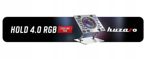 Podstawka Chłodząca pod laptopa REGULOWANA Huzaro Hold 4.0 RGB na Arena.pl