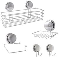 Zestaw łazienkowy 4 -elementowy na przyssawki - Yoka