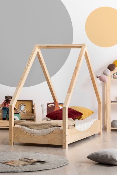 Łóżko parterowe domek dziecięce Fabian 80x150 zdjęcie 2