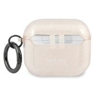karl lagerfeld kla3uchgd airpods 3 cover złoty/gold glitter choupette