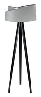 Lampa stojąca GEMSTONE szara/srebrna/czarna