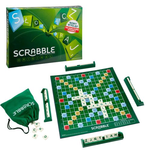 MATTEL SCRABBLE Original gra planszowa na Arena.pl