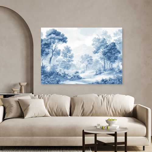 Obraz na płótnie,  Droga przez las 90x60 na Arena.pl