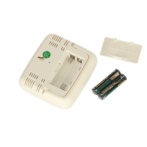 Higrometr zegar termometr pokojowy wilgotnościomierz LCD zdjęcie 12