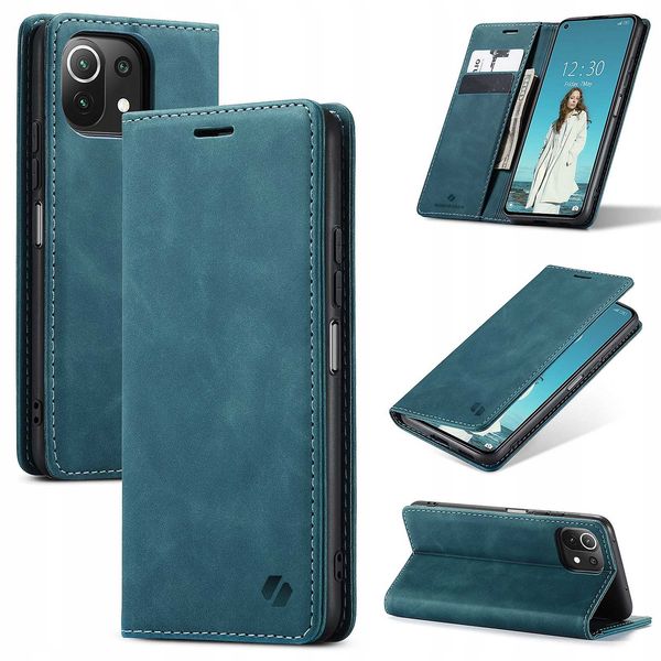 Spacecase Wallet Mi 11 Lite/5G Ne Blue zdjęcie 11