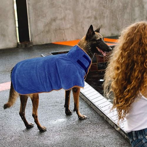 Ręcznik dla Psa z Mikrofibry Niebieski Rozm. M na Arena.pl