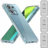 3x SZKŁO HARTOWANE XIAOMI REDMI NOTE 13 PRO 5G + ETUI OCHRONNE ANTI SHOCK