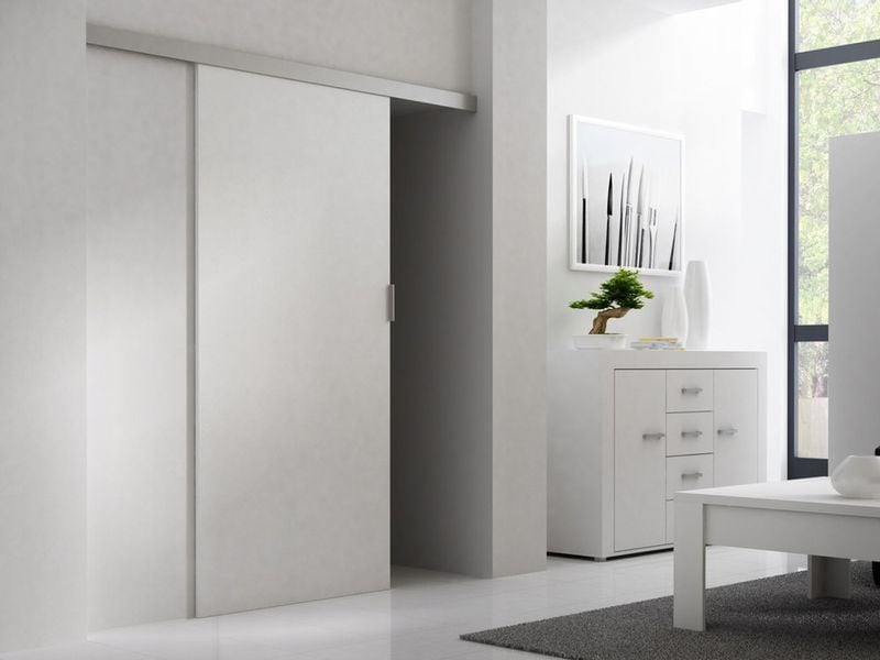 DRZWI PRZESUWNE GREG 86CM - BIEL zdjęcie 3