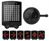 Lampka Rowerowa Kierunkowskaz DO Roweru Lasery LED Pilot Sygnalizacja