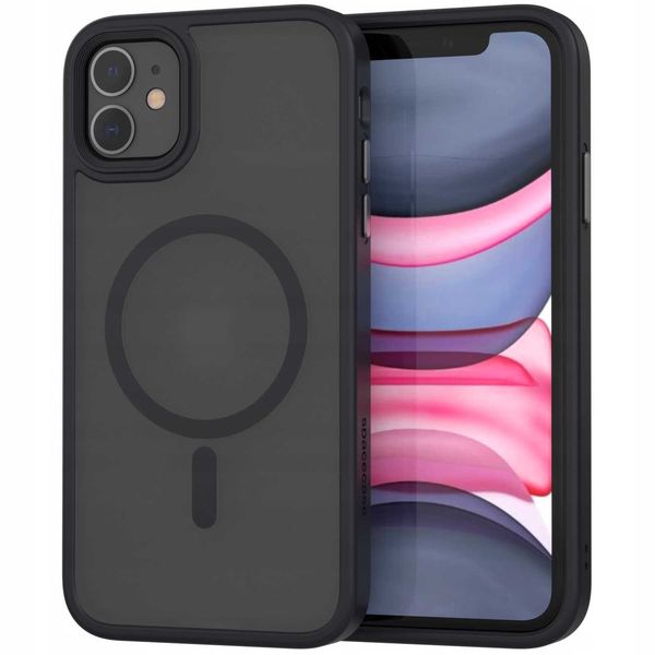 Spacecase Hybrid Mag Iphone 11 Black zdjęcie 5