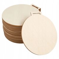 Bombki na choinkę dla dzieci kreatywnych Drewniane do Malowania Stroików 50