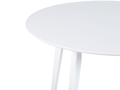Stół do jadalni ø 100 cm biały ROXBY na Arena.pl