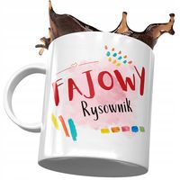 Kubek Dla Rysownika Fajowy Rysownik Prezent Z Nadrukiem Ze Zdjęciem