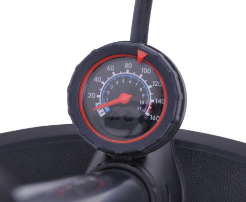 Pompka rowerowa Beto podłogowa CMP-151SG1 ciemno szary + manometr na Arena.pl