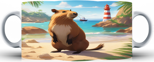 Kubek ceramiczny Kapibara na Arena.pl