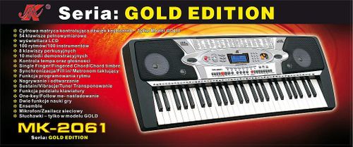 Keyboard Ogany MK-2061 + Słuchawki na Arena.pl
