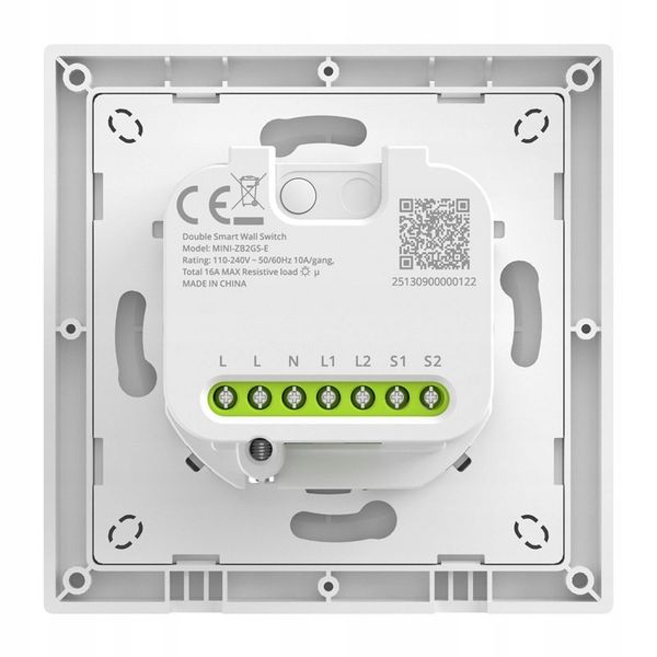 SONOFF MINI-ZB2GS-E Orb-ZBW2 Smart Przełącznik Ścienny 2-Kanałowy ZigBee zdjęcie 4
