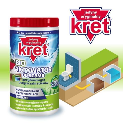 Kret Aktywator Bakterie do Szamba i Oczyszczalni Przydomowych Tłuszcze na Arena.pl