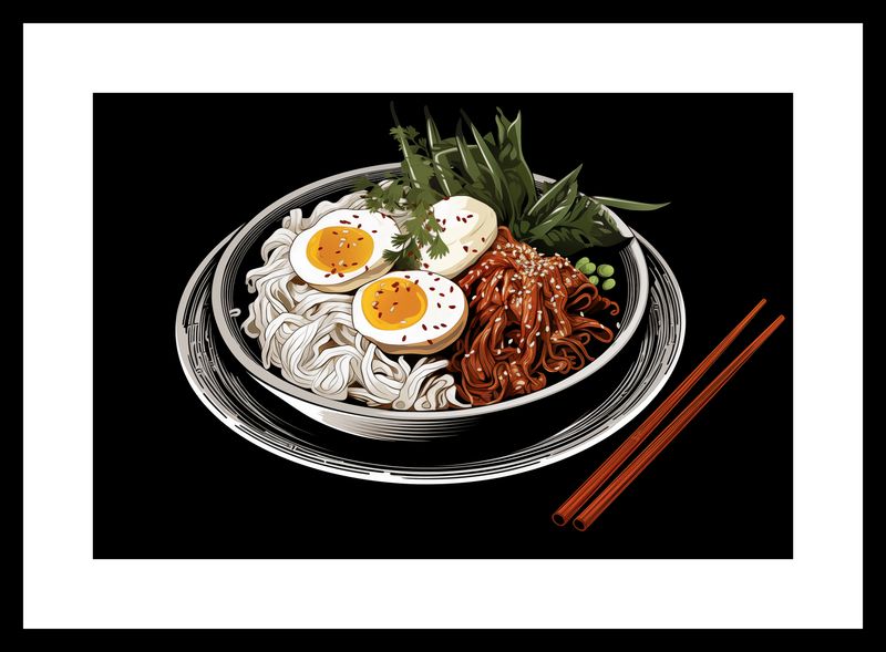 Plakat 30x20cm Ramen w Sztuce zdjęcie 3