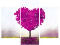 OBRAZ TREE OF LOVE MIŁOŚĆ SERCE PRZYRODA