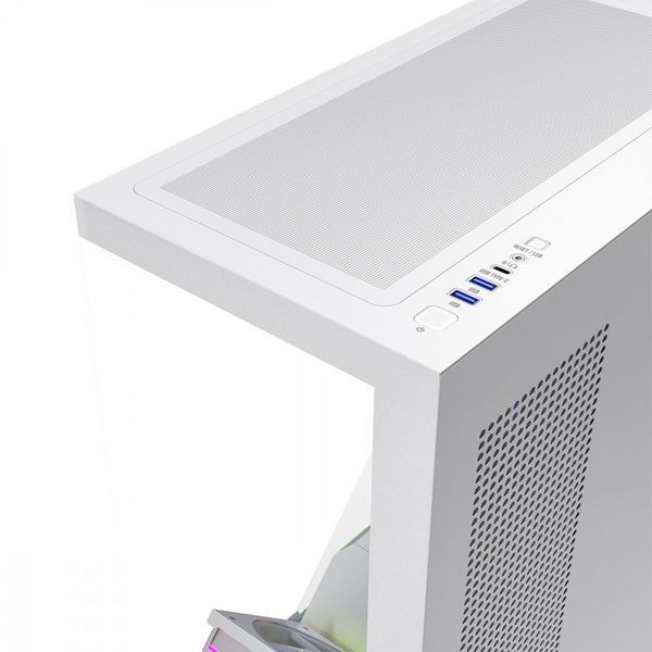 Obudowa Modecom Volcano Stellar Plus ARGB MIDI 5F, biała zdjęcie 11