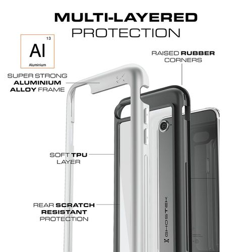 PANCERNE ETUI GHOSTEK ATOMIC IPHONE 8/7 ALUMINIUM na Arena.pl