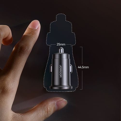 ładowarka samochodowa mini 15w usb-a usb-c - czarna na Arena.pl