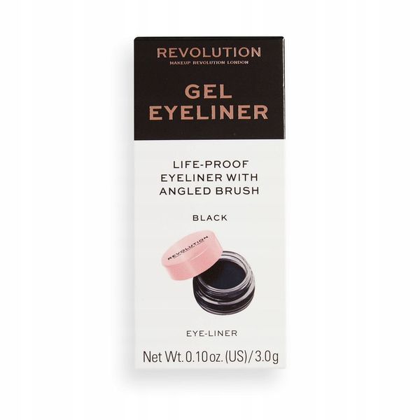 REVOLUTION Eyeliner Gel Pot With Brush zdjęcie 2