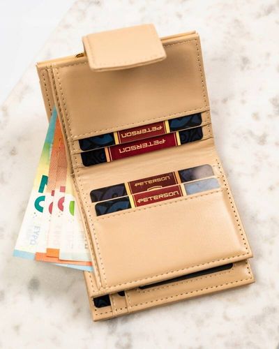mały portfel damski ze skóry ekologicznej - peterson na Arena.pl