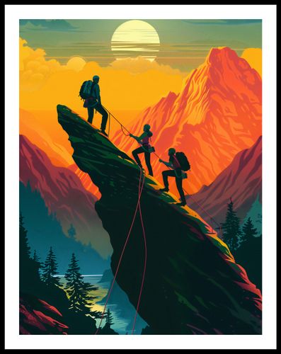 Plakat 50x65cm U Szczytu na Arena.pl