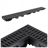 ODWODNIENIE LINIOWE GARAŻU KORYTKO A15 1,5 TONY RUSZT TWORZYWO H55