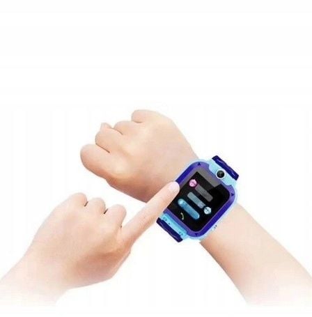 Niebieski Smartwatch Dla Dzieci z Lokalizatorem GPS, Aparatem i SOS na Arena.pl