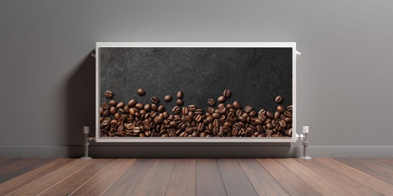 MAGNETYCZNA Mata Kaloryfera Palone Ziarna Kawy Do Kuchni 100cm x 60cm zdjęcie 3