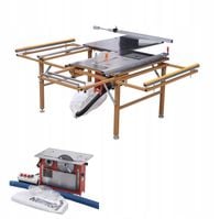 Piła stołowa formatowa pilarka z podcinakiem do cięcia płyt stół przenośny