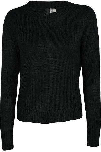 H&M Czarny Lekki Sweter - 36 / S zdjęcie 1