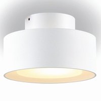 Plafon ledowy Braket 322901102 Elkim 6W 3000K minimalistyczny biały