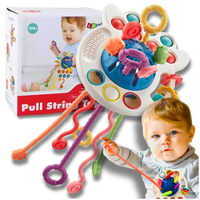 zabawka sensoryczna dla niemowlaka 4 w 1 ośmiornica rozwój zmysłów dziecka