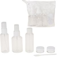 TG56464 POJEMNIKI NA KOSMETYKI DO SAMOLOTU KOSMETYCZKA 7el