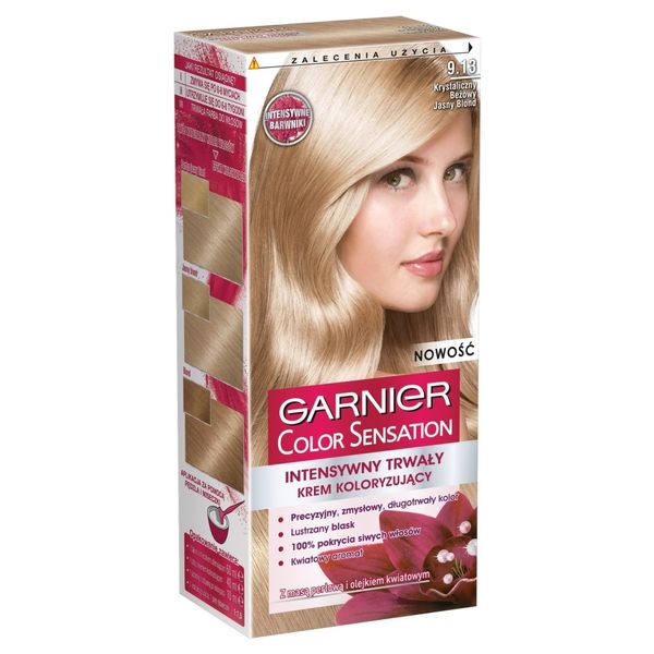 GARNIER FARBA COLOR SENSATION 9.13 KRYSTAL. BLOND - Arena.pl