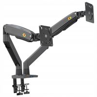 Solidny Regulowany Uchwyt Biurkowy na Dwa Monitory 22"-32" G75