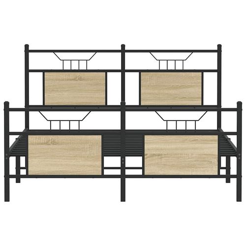 Łóżko bez materaca, dąb sonoma, 140x190 cm na Arena.pl