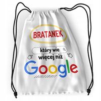 Plecak Dla Bratanka Sportowy Szkolny Worek Torba Z Nadrukiem Ze Zdjęciem