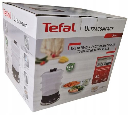 Parowar TEFAL UltraCompact VC2048 800W 9L 3 pojemniki Szybkowar na Arena.pl