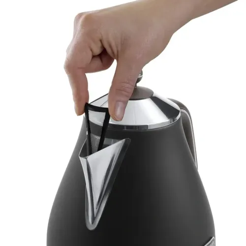 Czajnik elektryczny De'Longhi KBOV 2001.BK 2000 W 1,7 l czarny na Arena.pl